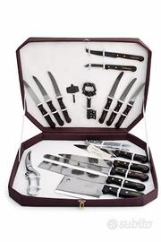 Set coltelli Göttingen usato completo con valiget