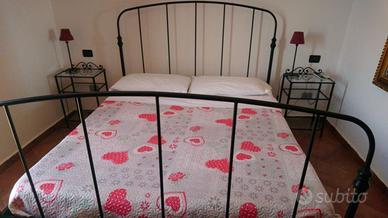 letto matrimoniale in ferro battuto