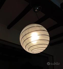 Lampadario in vetro di Murano stile Venini 