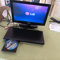 lettore DVD LG con scart e cavo rca