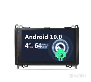 RADIO GPS ANDROID 14 PER MERCEDES CLASSE A B VITO 