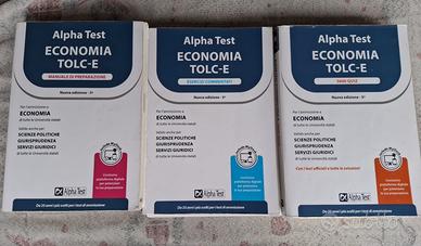 ECONOMIA TOLC-E AlphaTest, MANUALE, ESERCIZI QUIZ