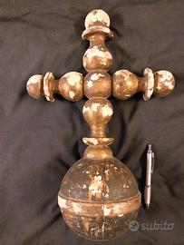 Fregio. Grande Globo Crociato Antico.