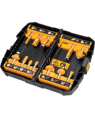 Dewalt set 12 punte fresatura 8mm DT90016-QZ