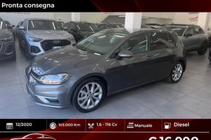 VW GOLF 7.5 1.6 TDI 115 CV 5p. Sport FINANZIABILE