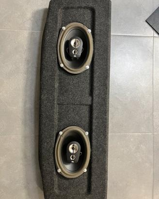 Casse jbl con pannello per fiat panda 2a serie