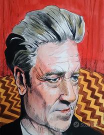 Quadro David Lynch -Into the fire 