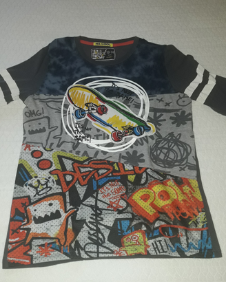 Maglia Desigual originale usata taglia 12/13 anni