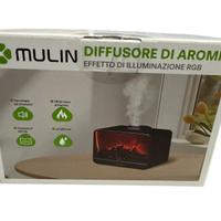Diffusore di aromi MULIN con effetto fiamma RGB