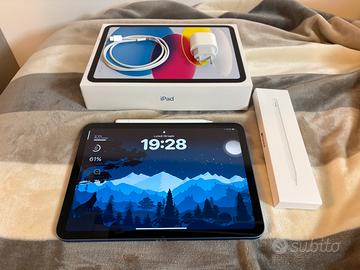 Ipad 64gb 10th + Apple Pancil USB-c