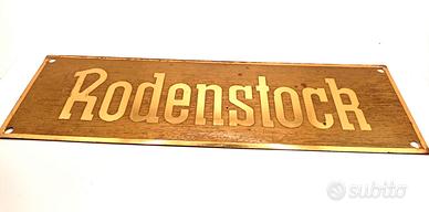 tabella vintage pubblicitaria anni 70 RODENSTOCK