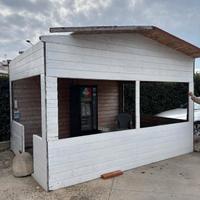 Chiosco in legno 4x3 mt SMONTATO