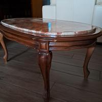 Tavolino in LEGNO E MARMO