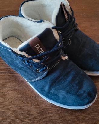 scarponcini con pelo 