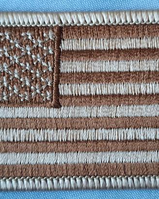 Patch Bandiera USA Tattica Desert Coyote Tan - Mil