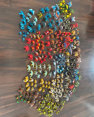Lotto Gormiti 243 pezzi - Serie 1, 2 complete.