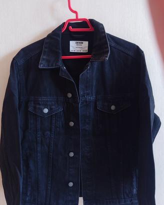 Giacca in denim Bershka, taglia M, giubbotto jeans