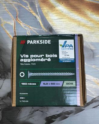 Confezione di viti per legno Parkside.