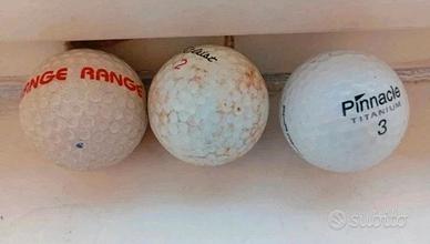 set 3 palline da golf 