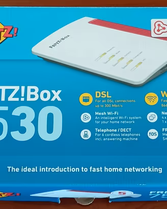 MODEM ROUTER FRITZ BOX 7530 FTTC Praticament Nuovo