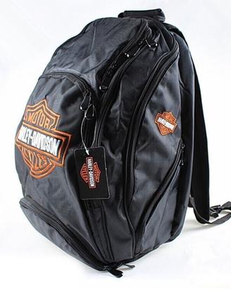 Zaino Nero Borsa Tracolla con Spallacci Grande Cap