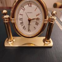  Sveglia vintage Linden in ottone massiccio