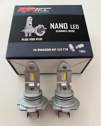 Kit Nano LED Anabbaglianti Fanali H7 H18 Riatec
