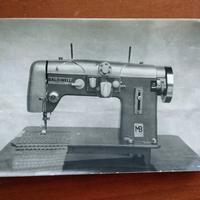 Cartolina pubblicitaria macchina da cucire 