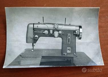 Cartolina pubblicitaria macchina da cucire 