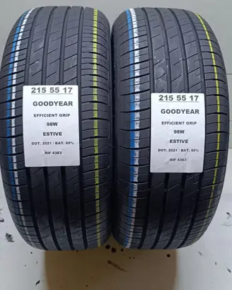 2 GOMME 215 55 17 GOODYEAR RIF4383
