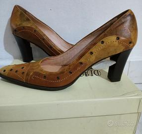 Scarpe donna in pelle décolleté