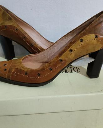 Scarpe donna in pelle décolleté