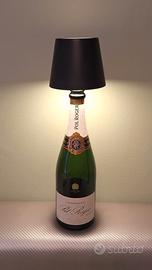 Pol Roger bottiglia lampada led nera 