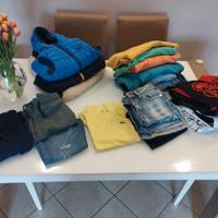 lotto abbigliamento bambino 8/9 anni