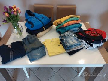 lotto abbigliamento bambino 8/9 anni