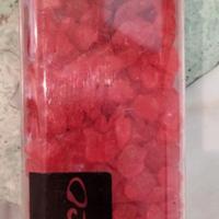 Decorazioni sassi di vetro rossi