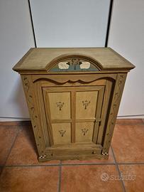 Armadietto legno country My Doll con appendiabiti
