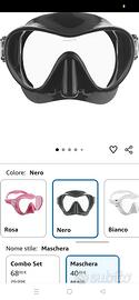 maschera cressi per immersione 
