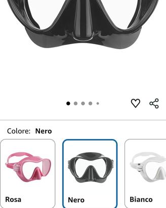 maschera cressi per immersione 
