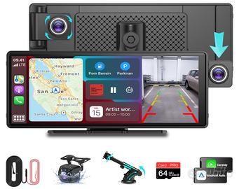 Display Autoradio Portatile 10,26" e Dashcam 2.5K