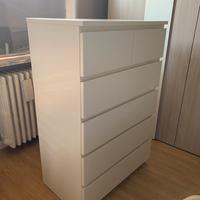 MALM Cassettiera con 6 cassetti