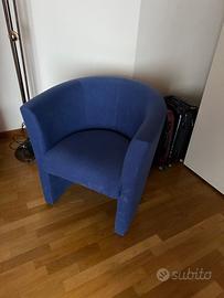 Poltrona blu