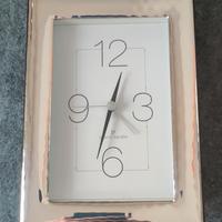 Cornice con orologio Pierre Cardin placcata argent