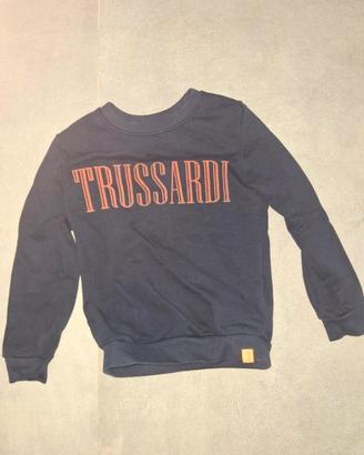 felpa trussardi 4/5 anni
