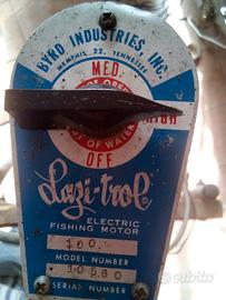 Motore nautico elettrico d'epoca