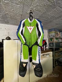 Tuta intera dainese verde Kawasaki edizione