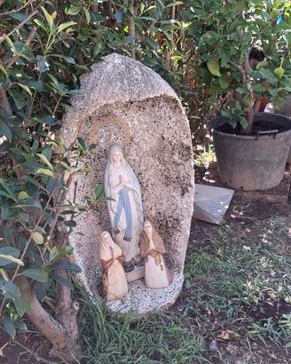 grotta nicchia votiva in cemento 