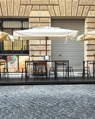 Ombrellone color beige/oro