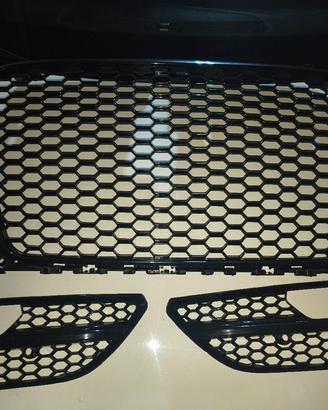 Griglia nido d'ape Audi A3 8v stile RS +mascherine