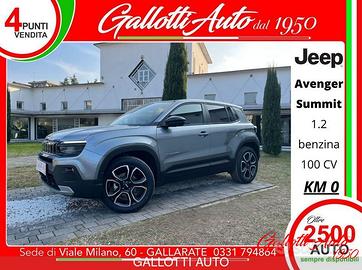 Jeep Avenger 1.2 Turbo Summit